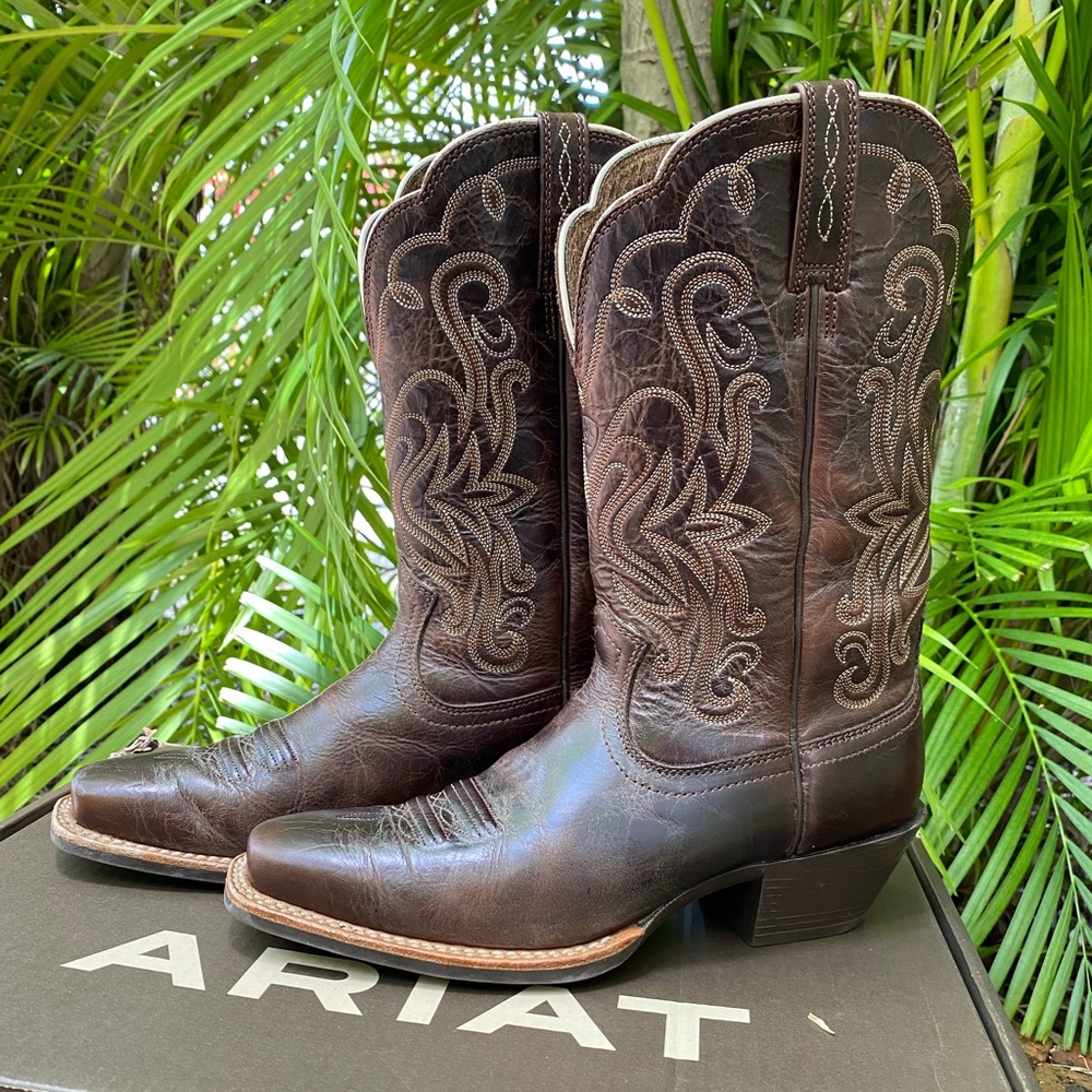 Ariat Legend Chocolate Chip Cowgirl Boots